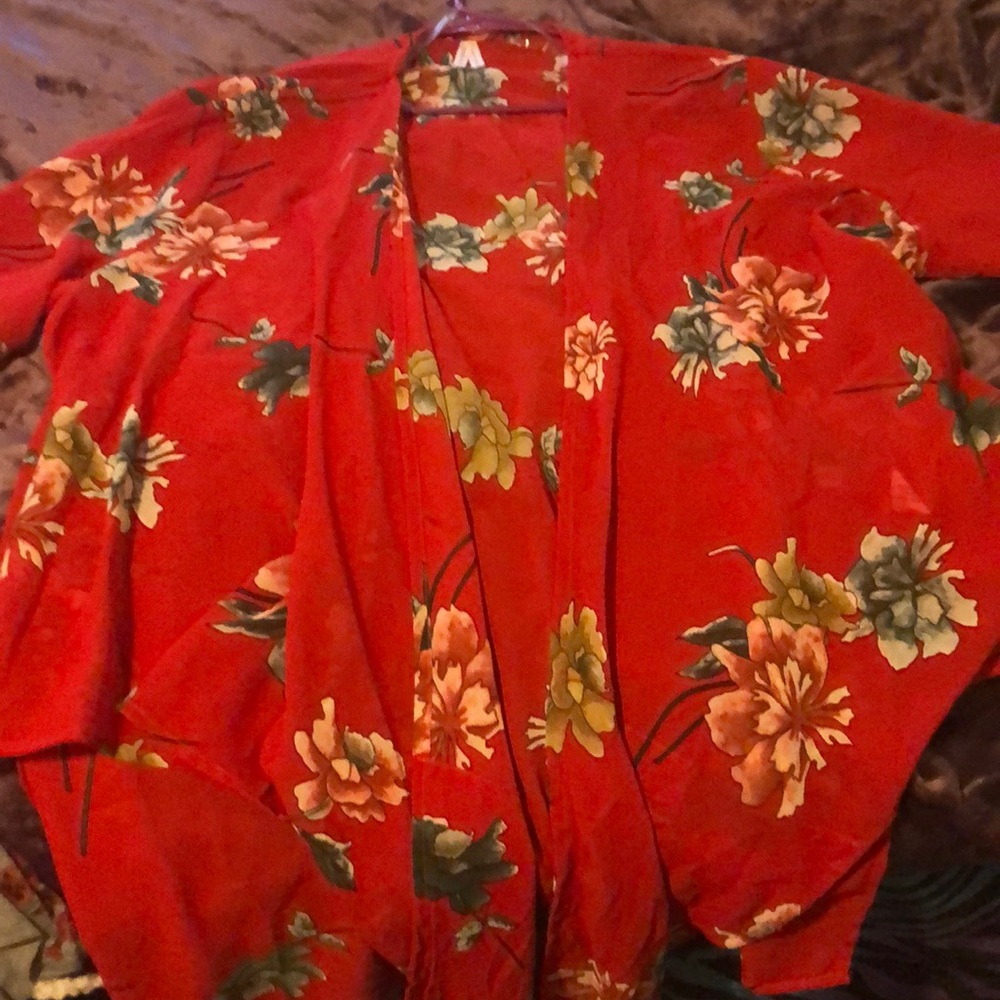 Red kimono in 3x